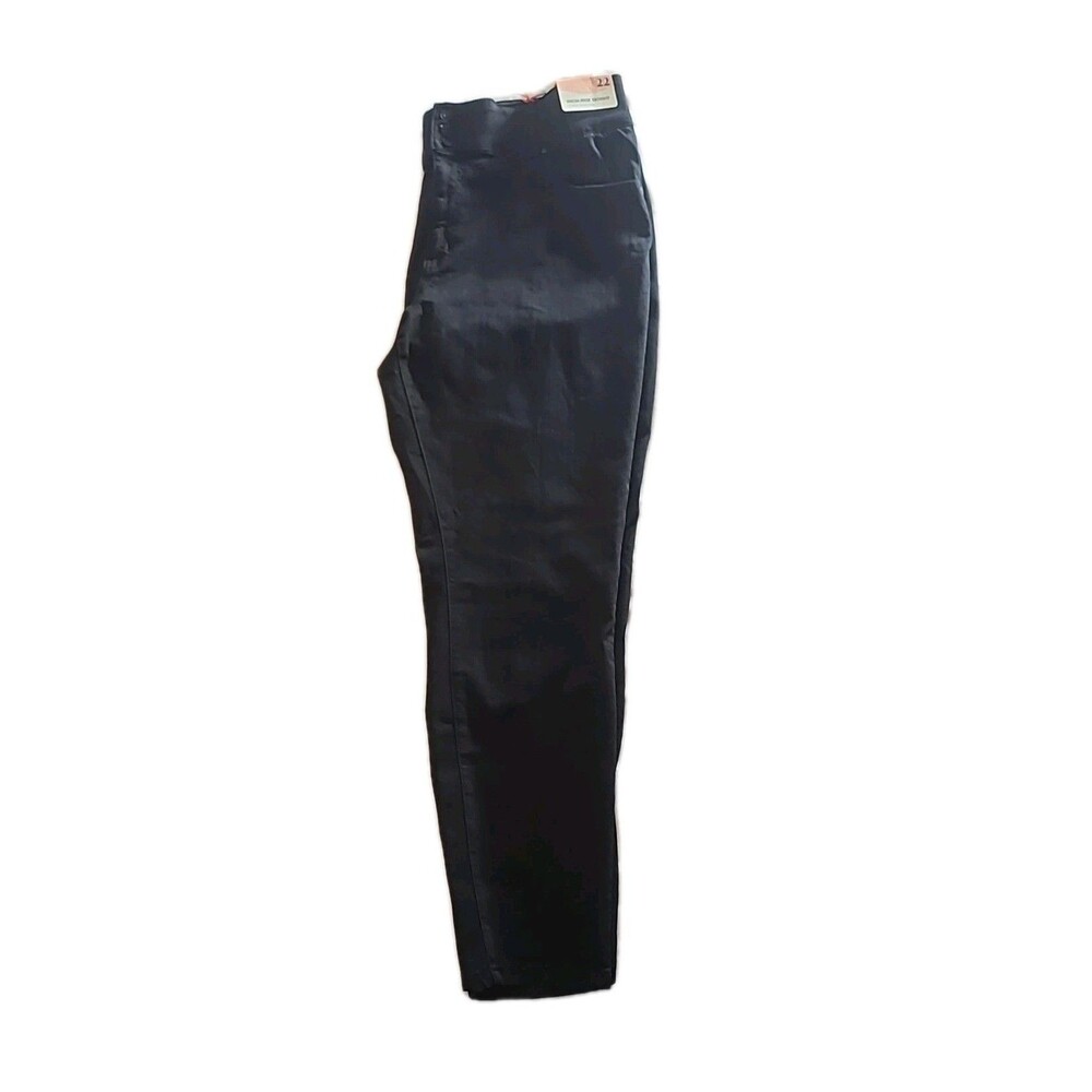Arula Plus Size High Rise Skinny Jeans – Size 22 – Black Stretch Denim – NWT